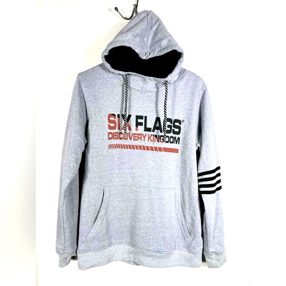 Six Flag Discovery Kingdoms Hooded Sweater - Picture 1 of 4